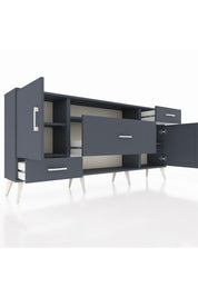 Arges Konsol 4 Raflı 3 Çekmeceli 2 Kapaklı 176x30x83 - S148M022V17A
