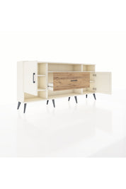 Arges Konsol 5 Raflı Tek Çekmeceli 2 Kapaklı 176x30x83 - S148M023V06A