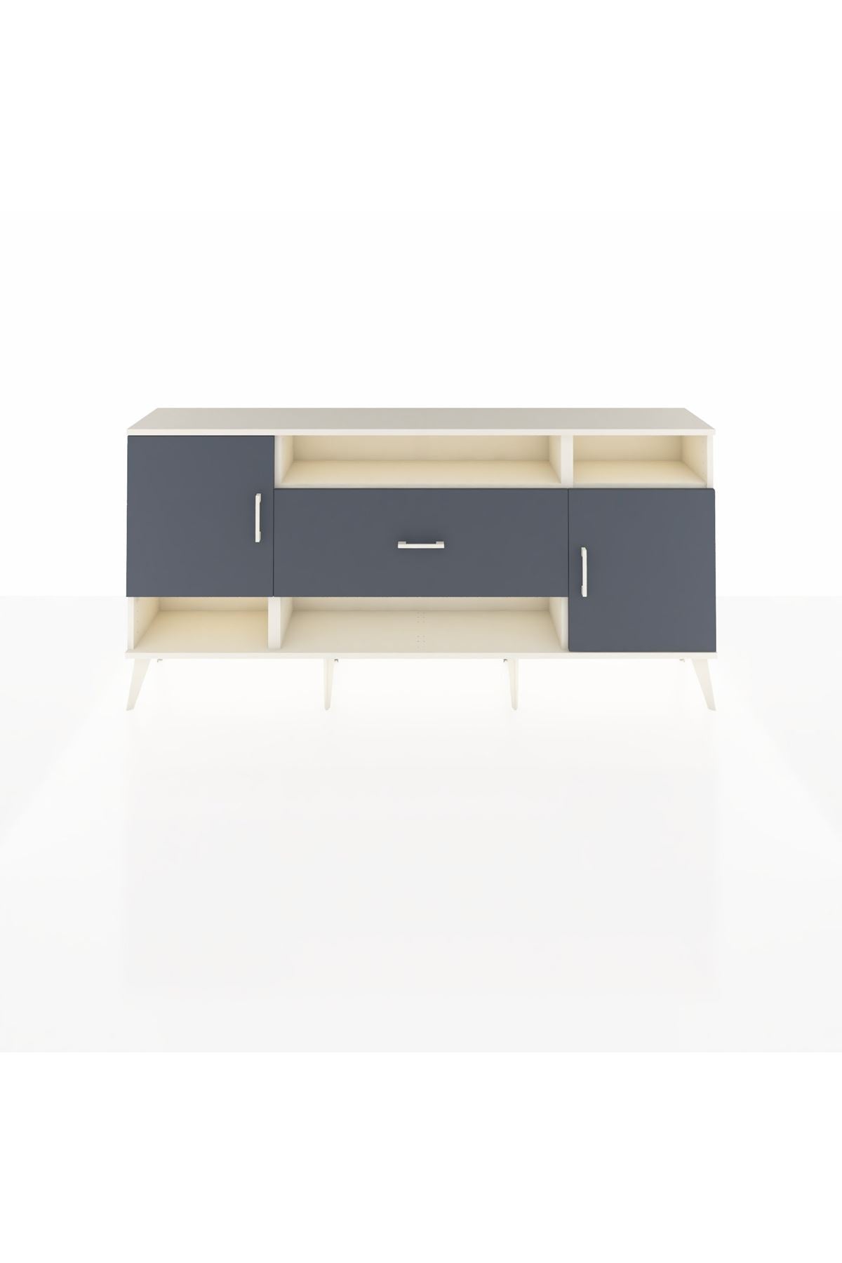 Arges Konsol 5 Raflı Tek Çekmeceli 2 Kapaklı 176x30x83 - S148M023V08A
