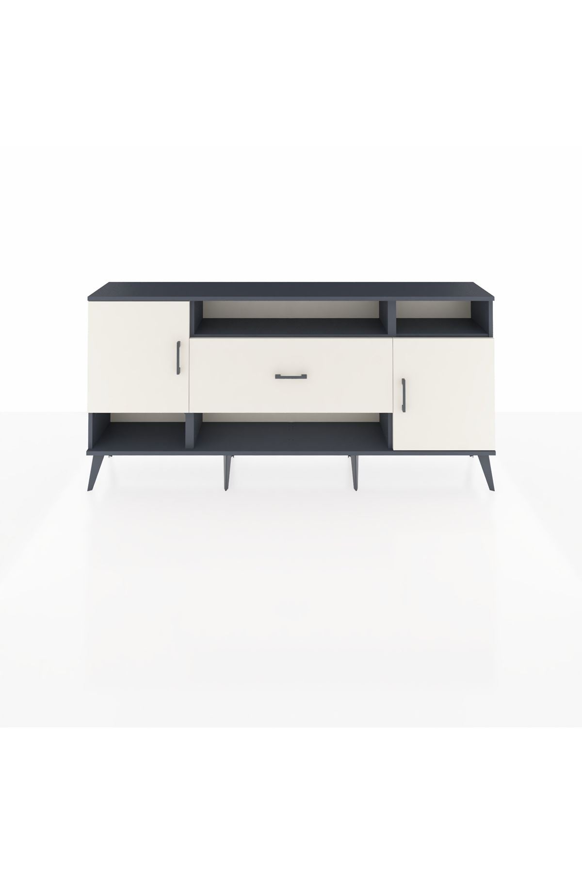 Arges Konsol 5 Raflı Tek Çekmeceli 2 Kapaklı 176x30x83 - S148M023V13A