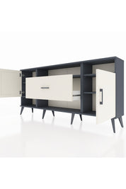 Arges Konsol 5 Raflı Tek Çekmeceli 2 Kapaklı 176x30x83 - S148M023V13A