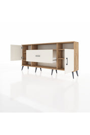 Arges Konsol 5 Raflı Tek Çekmeceli 2 Kapaklı 176x30x83 - S148M023V22A