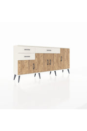 Arges Konsol 3 Raflı 3 Çekmeceli 4 Kapaklı 176x30x83 - S148M025V01A
