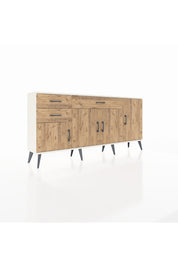 Arges Konsol 3 Raflı 3 Çekmeceli 4 Kapaklı 176x30x83 - S148M025V03A