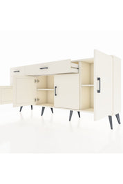 Arges Konsol 3 Raflı 3 Çekmeceli 4 Kapaklı 176x30x83 - S148M025V04A