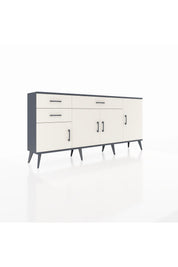 Arges Konsol 3 Raflı 3 Çekmeceli 4 Kapaklı 176x30x83 - S148M025V13A