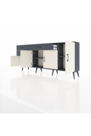 Arges Konsol 3 Raflı 3 Çekmeceli 4 Kapaklı 176x30x83 - S148M025V14A