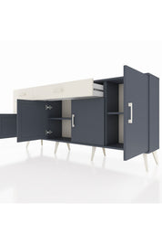 Arges Konsol 3 Raflı 3 Çekmeceli 4 Kapaklı 176x30x83 - S148M025V16A
