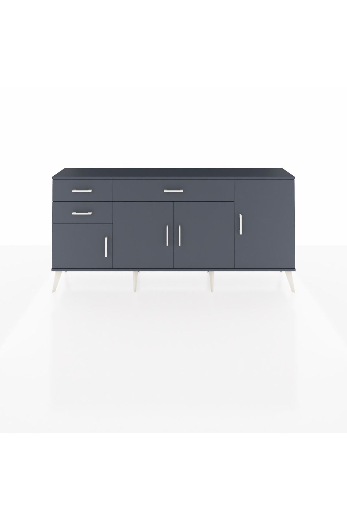 Arges Konsol 3 Raflı 3 Çekmeceli 4 Kapaklı 176x30x83 - S148M025V17A