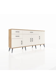 Arges Konsol 3 Raflı 3 Çekmeceli 4 Kapaklı 176x30x83 - S148M025V22A