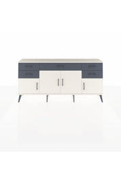 Arges Konsol Tek Raflı 5 Çekmeceli 4 Kapaklı 176x30x83 - S148M026V05A