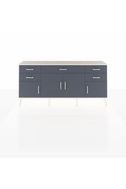 Arges Konsol Tek Raflı 5 Çekmeceli 4 Kapaklı 176x30x83 - S148M026V08A