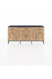 Arges Konsol Tek Raflı 5 Çekmeceli 4 Kapaklı 176x30x83 - S148M026V12A