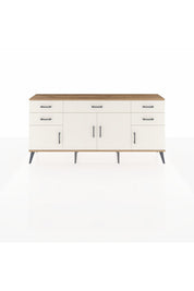Arges Konsol Tek Raflı 5 Çekmeceli 4 Kapaklı 176x30x83 - S148M026V22A