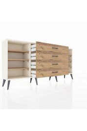 Arges Konsol 6 Raflı 4 Çekmeceli 176x30x83 - S148M027V03A