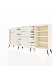 Arges Konsol 6 Raflı 4 Çekmeceli 176x30x83 - S148M027V04A