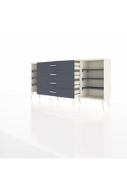 Arges Konsol 6 Raflı 4 Çekmeceli 176x30x83 - S148M027V08A