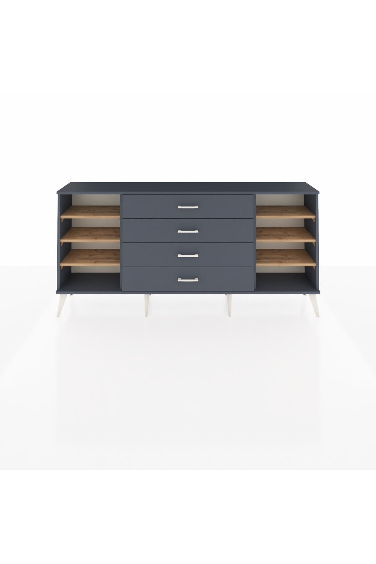 Arges Konsol 6 Raflı 4 Çekmeceli 176x30x83 - S148M027V11A