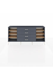 Arges Konsol 6 Raflı 4 Çekmeceli 176x30x83 - S148M027V11A