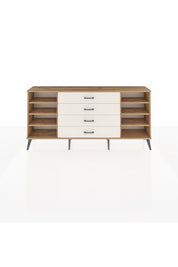Arges Konsol 6 Raflı 4 Çekmeceli 176x30x83 - S148M027V19A
