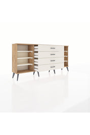 Arges Konsol 6 Raflı 4 Çekmeceli 176x30x83 - S148M027V22A