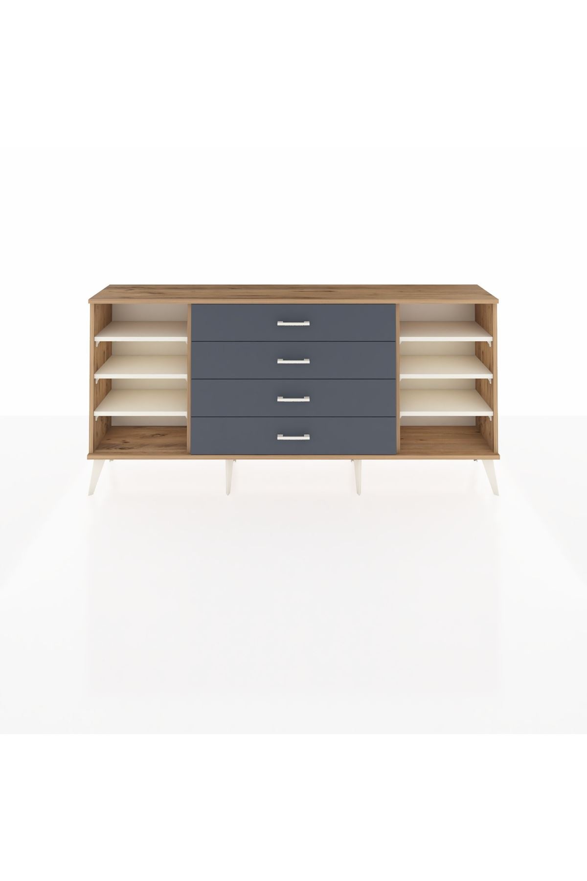 Arges Konsol 6 Raflı 4 Çekmeceli 176x30x83 - S148M027V23A