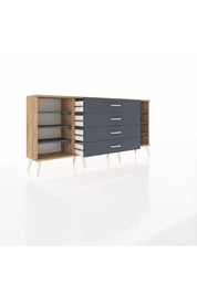 Arges Konsol 6 Raflı 4 Çekmeceli 176x30x83 - S148M027V26A