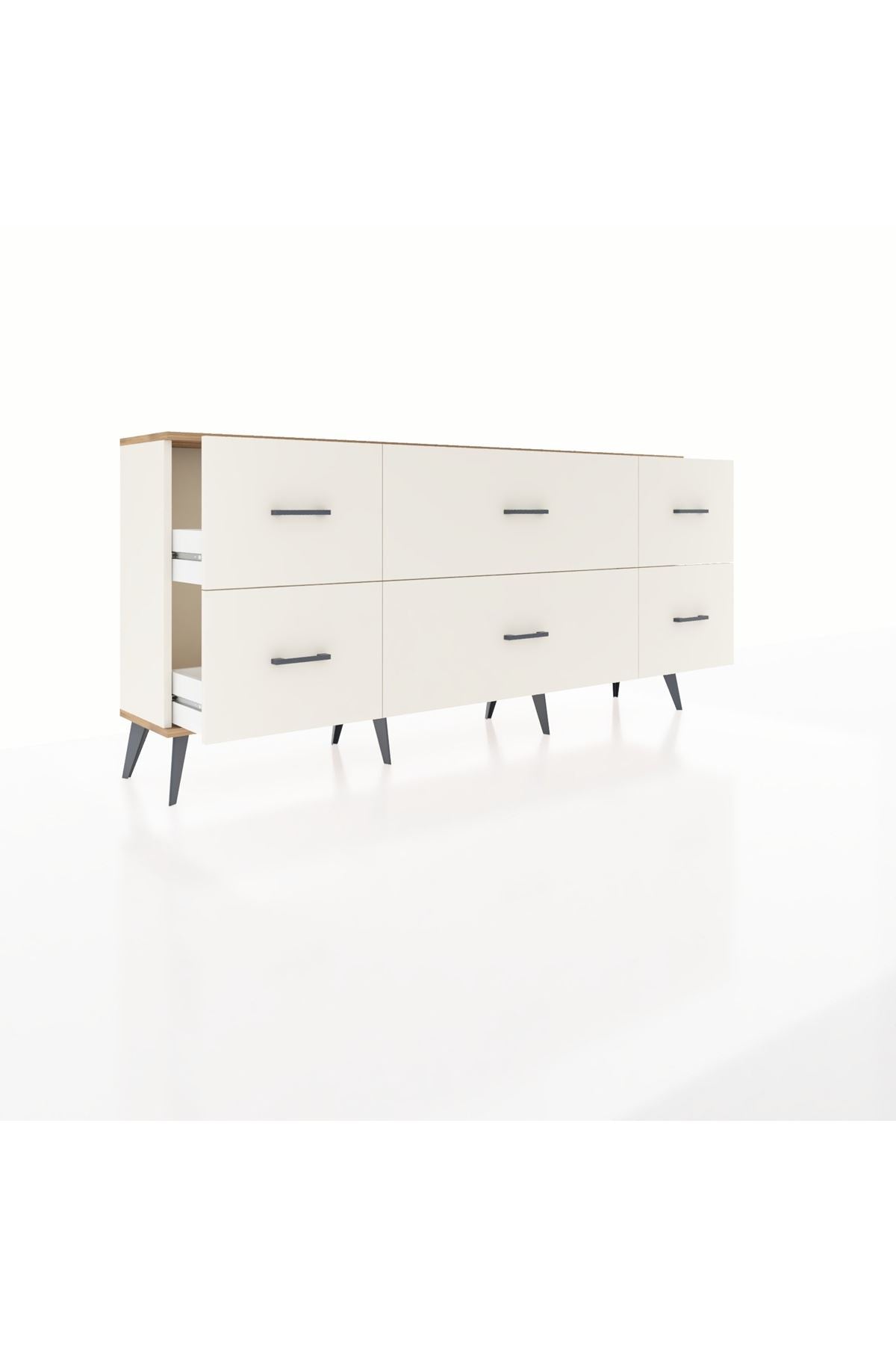 Arges Konsol 6 Çekmeceli 176x30x83 - S148M028V07A