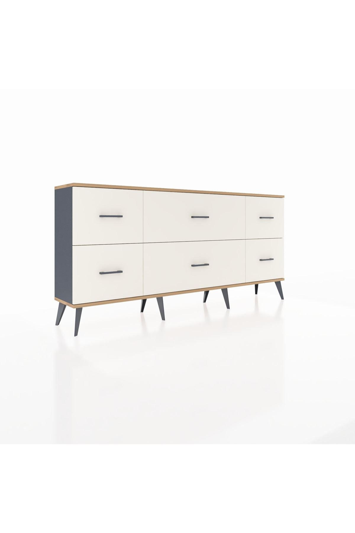 Arges Konsol 6 Çekmeceli 176x30x83 - S148M028V13A