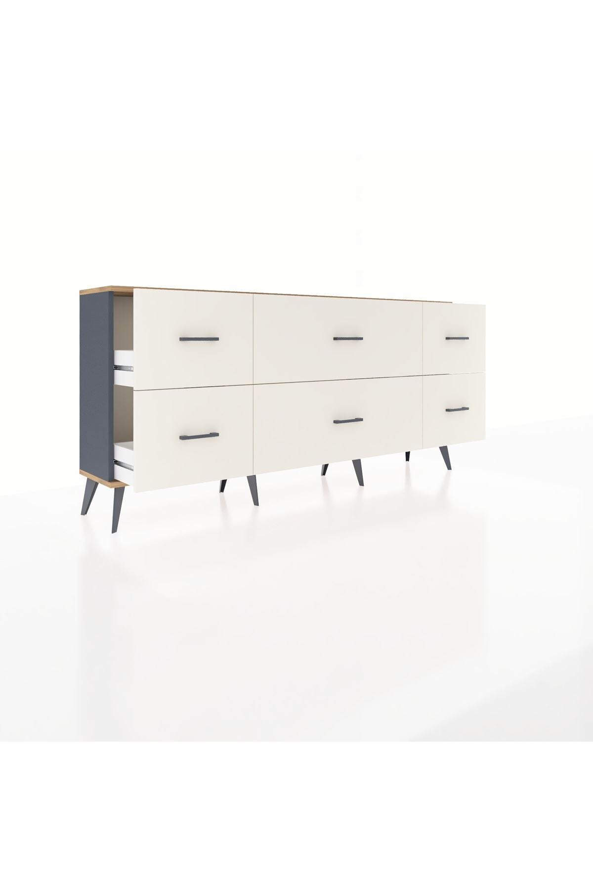 Arges Konsol 6 Çekmeceli 176x30x83 - S148M028V13A
