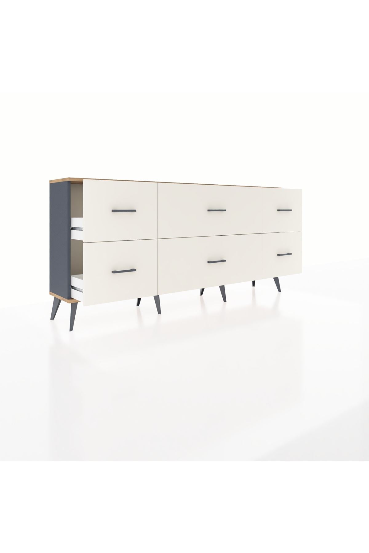 Arges Konsol 6 Çekmeceli 176x30x83 - S148M028V16A