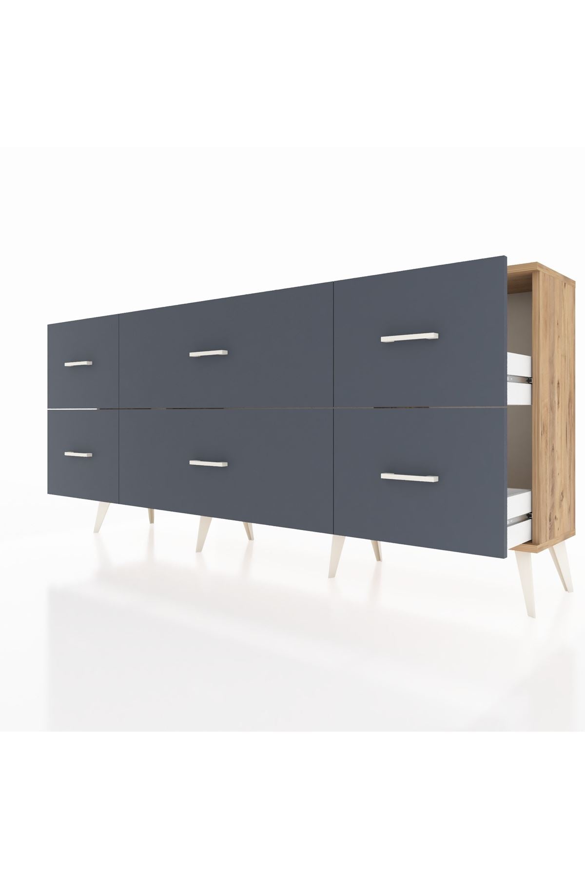 Arges Konsol 6 Çekmeceli 176x30x83 - S148M028V26A