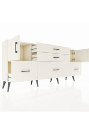 Arges Konsol 2 Raflı 5 Çekmeceli 2 Kapaklı 176x30x83 - S148M029V04A