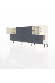 Arges Konsol 2 Raflı 5 Çekmeceli 2 Kapaklı 176x30x83 - S148M029V05A