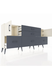 Arges Konsol 2 Raflı 5 Çekmeceli 2 Kapaklı 176x30x83 - S148M029V05A