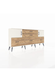 Arges Konsol 2 Raflı 5 Çekmeceli 2 Kapaklı 176x30x83 - S148M029V06A