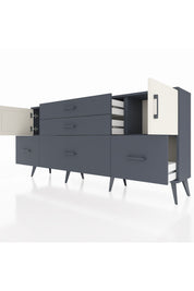 Arges Konsol 2 Raflı 5 Çekmeceli 2 Kapaklı 176x30x83 - S148M029V14A