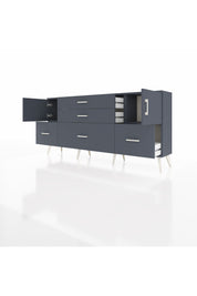 Arges Konsol 2 Raflı 5 Çekmeceli 2 Kapaklı 176x30x83 - S148M029V17A