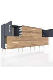 Arges Konsol 2 Raflı 5 Çekmeceli 2 Kapaklı 176x30x83 - S148M029V18A