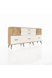 Arges Konsol 2 Raflı 5 Çekmeceli 2 Kapaklı 176x30x83 - S148M029V19A