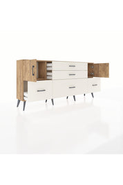 Arges Konsol 2 Raflı 5 Çekmeceli 2 Kapaklı 176x30x83 - S148M029V19A