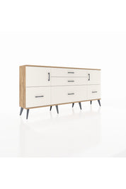 Arges Konsol 2 Raflı 5 Çekmeceli 2 Kapaklı 176x30x83 - S148M029V22A