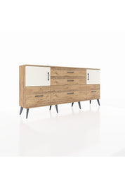 Arges Konsol 2 Raflı 5 Çekmeceli 2 Kapaklı 176x30x83 - S148M029V24A