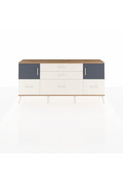 Arges Konsol 2 Raflı 5 Çekmeceli 2 Kapaklı 176x30x83 - S148M029V25A