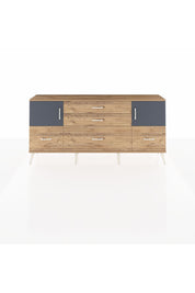 Arges Konsol 2 Raflı 5 Çekmeceli 2 Kapaklı 176x30x83 - S148M029V27A