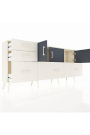 Arges Konsol 2 Raflı 5 Çekmeceli 3 Kapaklı 176x30x83 - S148M030V07A