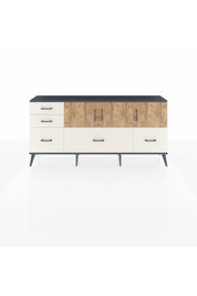 Arges Konsol 2 Raflı 5 Çekmeceli 3 Kapaklı 176x30x83 - S148M030V10A