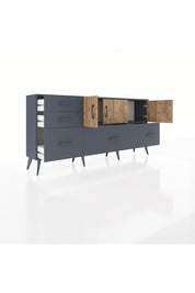 Arges Konsol 2 Raflı 5 Çekmeceli 3 Kapaklı 176x30x83 - S148M030V11A