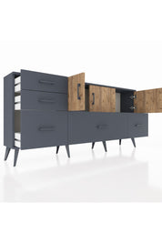 Arges Konsol 2 Raflı 5 Çekmeceli 3 Kapaklı 176x30x83 - S148M030V11A