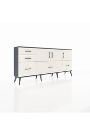 Arges Konsol 2 Raflı 5 Çekmeceli 3 Kapaklı 176x30x83 - S148M030V13A